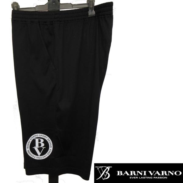 BARNI VARNO ロゴプリント ブラックショートパンツLL未使用 BARNI VARNO（バーニヴァーノ） ショートパンツ 黒LL PTH5528 BARNI