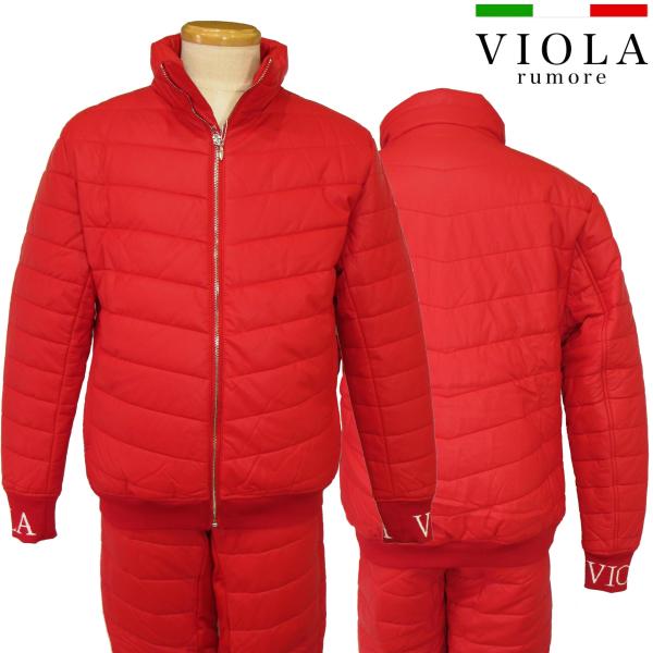 VIOLA rumore（ヴィオラ ルモーレ） 中綿入りセットアップ 赤L Y52106