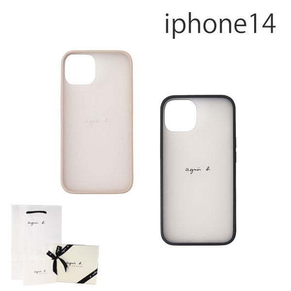 アニエスベー スマホケース iphoneケース iphone14 ロゴ ボヤージュ TAA02-02 agnes b. VOYAGE