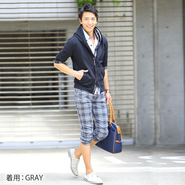 パンツ メンズ クロップド ボトムス チェック ズボン シワ加工チェッククロップドパンツ おしゃれ 30代 40代 メンズスタイル Buyee Buyee 日本の通販商品 オークションの代理入札 代理購入