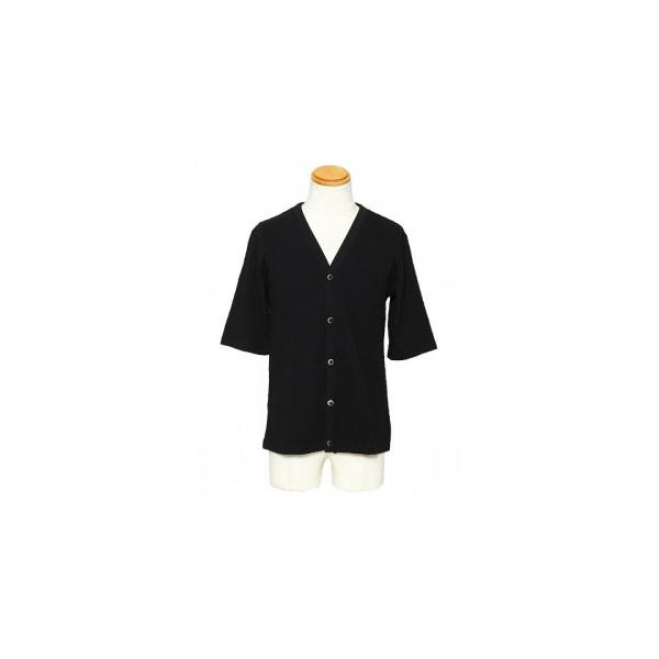 カーディガン メンズ セット コーデ黒カーディガン×白Tシャツ×パンツの 