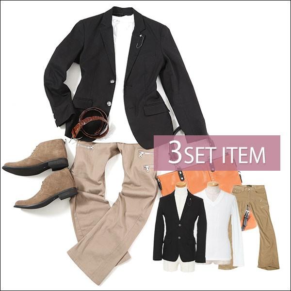 送料無料 春 メンズ アウターセット テーラードジャケット Tシャツ チノパンツ 3点コーデセット 2 100 Spring 3set 2 Menz Style 通販 Yahoo ショッピング