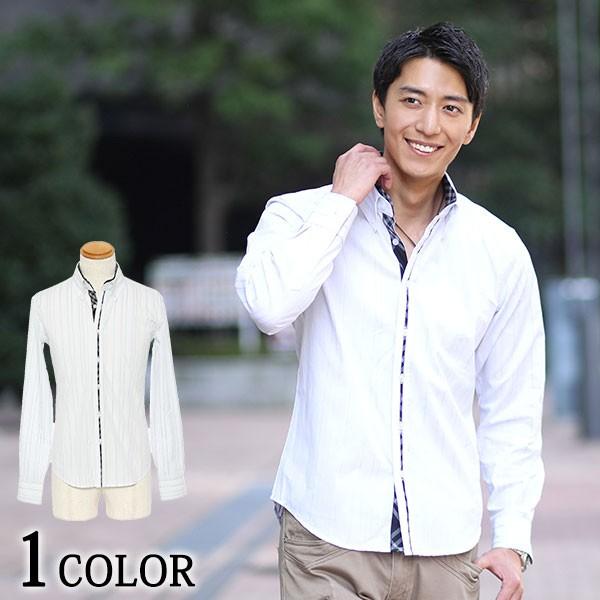 シャツ メンズ 長袖 ストライプ おしゃれ 代 30代 40代 50代 メンズスタイル Menz Style 大きいサイズ 11 Gwp3713 Menz Style 通販 Yahoo ショッピング