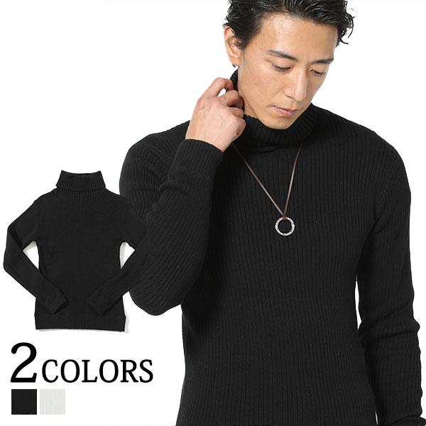 タートルネックニット メンズ トップス 長袖 リブ編み コットン 秋冬 服 30代 40代 50代 160 Jp1002 Menz Style 通販 Yahoo ショッピング