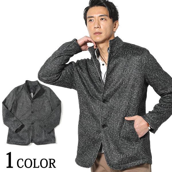 ジャケット メンズ アウター スタンドカラージャケット スタンドカラー テーラード 無地 長袖 秋冬 服 30代 40代 50代 171 c Menz Style 通販 Yahoo ショッピング