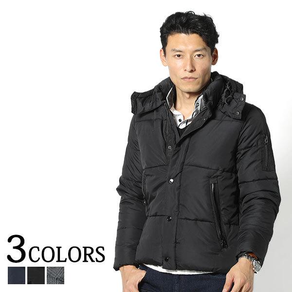 中綿ジャケット メンズ アウター ジャケット グレンチェック プリントデザイン 秋冬 30代 40代 61 Menz Style 通販 Yahoo ショッピング