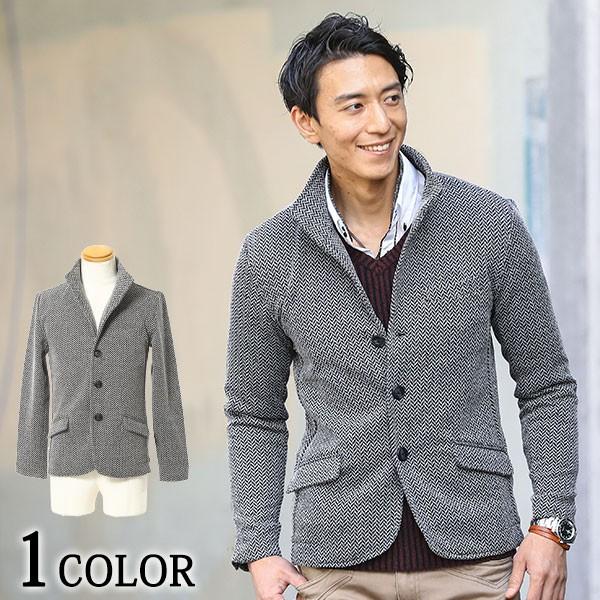 アウター メンズ ジャケット コート イタリアンカラー ヘリンボーンデザインイタリアンカラージャケット 70 3906 61a Menz Style 通販 Yahoo ショッピング