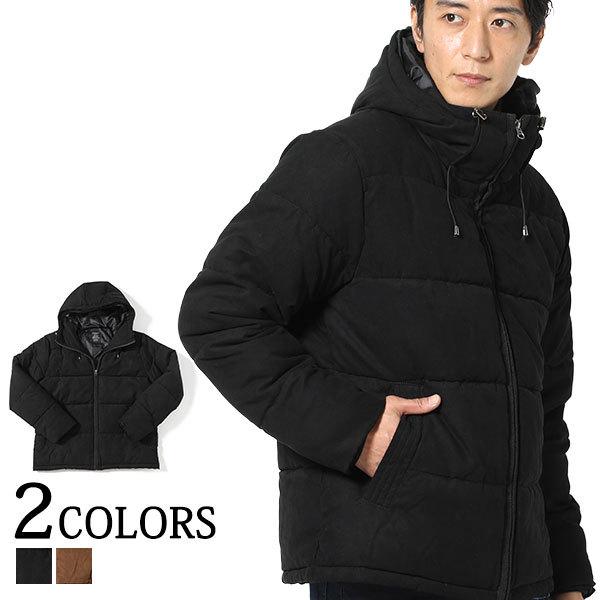 ジャケット メンズ アウター 中綿ジャケット フェイクスエード ボリュームネック 冬 30代 40代 50代 0540 11 Menz Style 通販 Yahoo ショッピング