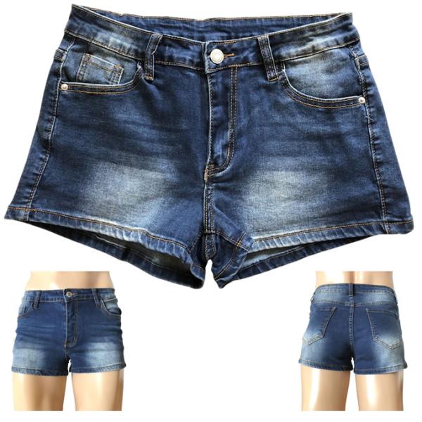 ホットパンツ スタンダード ハイストレッチデニム ダークウォッシュ hot pants hp1011