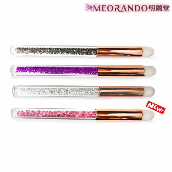 メール便 明蘭堂ダイヤモンドシリーズアイシャンプーブラシ（１本入）黒 白 紫 MEORANDO