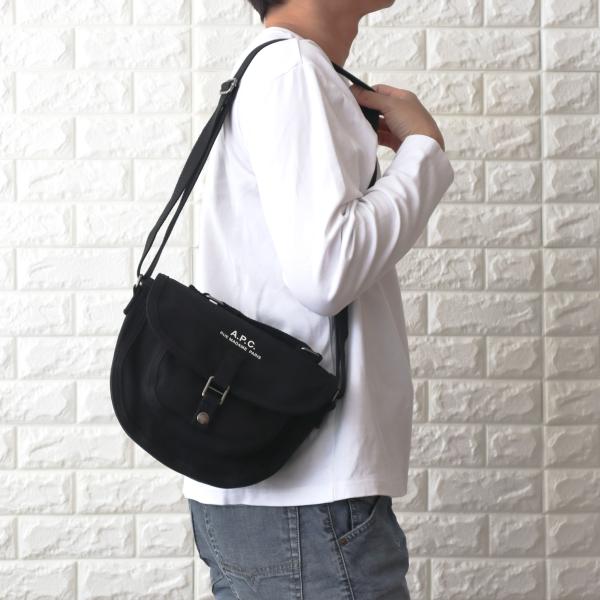 APC A.P.C. アーペーセー ショルダーバッグ メンズ ブラック