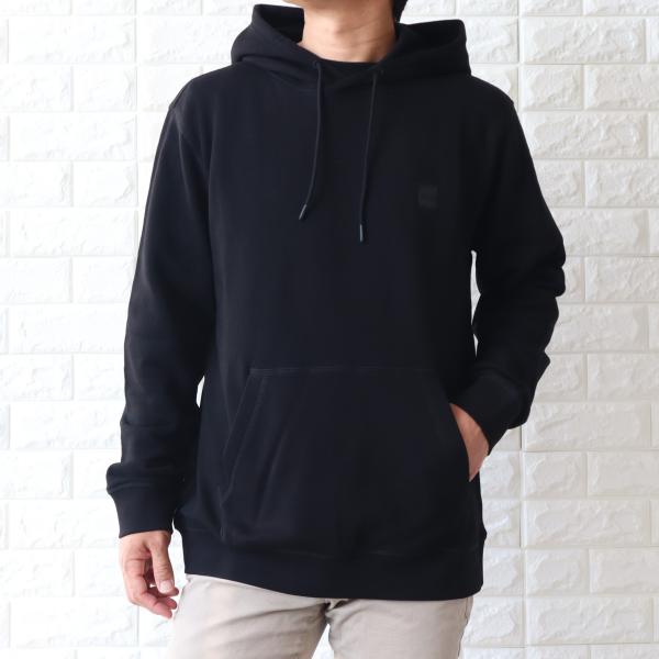 【並行輸入品】BOSS ボス スウェットパーカー ロゴパッチ フーディ メンズ ブラック ネイビー 50509314