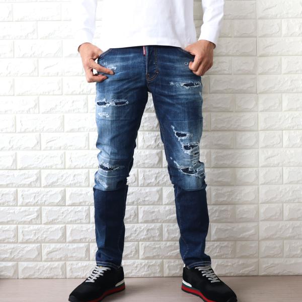 【美品】DSQUARED2ディースクエアード 伊製 ブリーチスケータージーンズS meraviglie_d2038