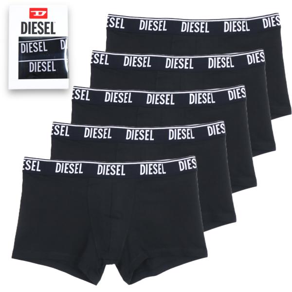 【並行輸入品】ディーゼル ボクサーパンツ 5枚組 メンズ 下着 コットンストレッチ DIESEL A12481 RSFAC E4356 3枚組よりお得
