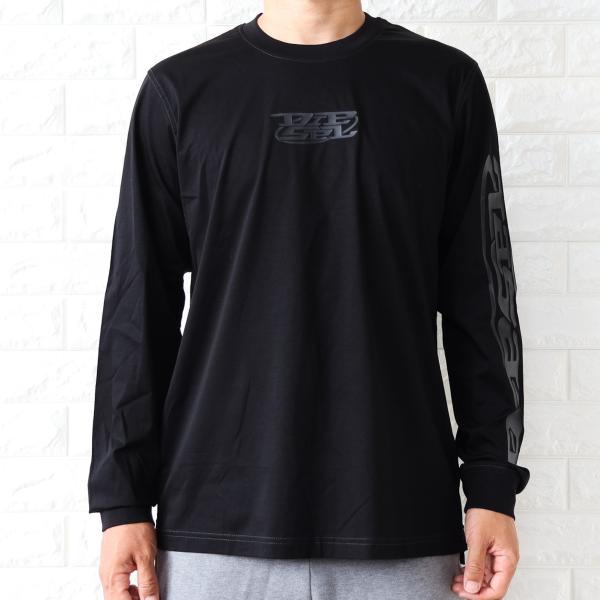 【並行輸入品】ディーゼル 長袖 Tシャツ メンズ ブラック 黒 DIESEL ロンT T-MUST-LS-SLITS-N A12270 0QANW 9XX