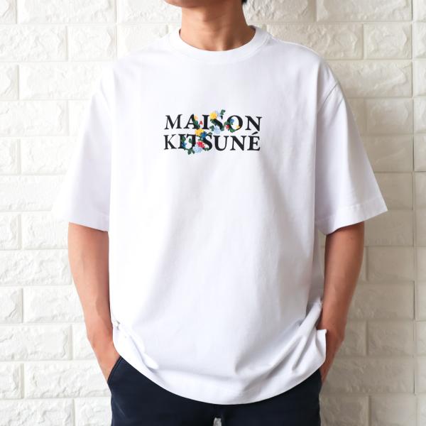 ★Maison Kitsune★ ネイビー オーバーサイズ Tシャツ ☆MAISON KITSUNE☆フォックスヘッド オーバーサイズ Tシャツ