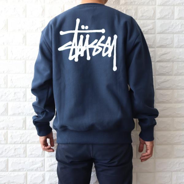 stussysport スウェット　ネイビー Stussy Relaxed Oversized Stussy Sport Graphic Crew Navy | eBay