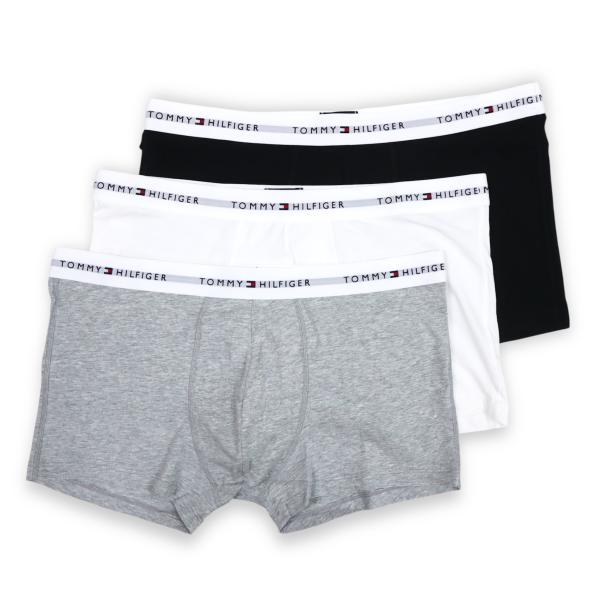 【並行輸入品】トミー ヒルフィガー ボクサーパンツ メンズ 3枚組 箱無 ブラック ホワイト グレー TOMMY HILFIGER UM0UM02761
