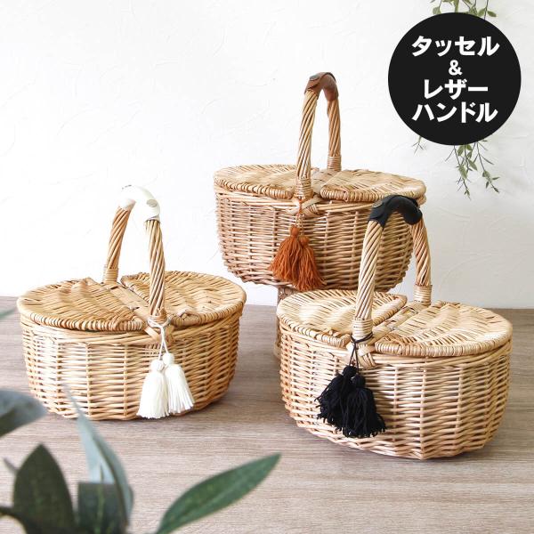 TheBagmati　かごバッグ タッセル付き mercadomercado_702c-tass