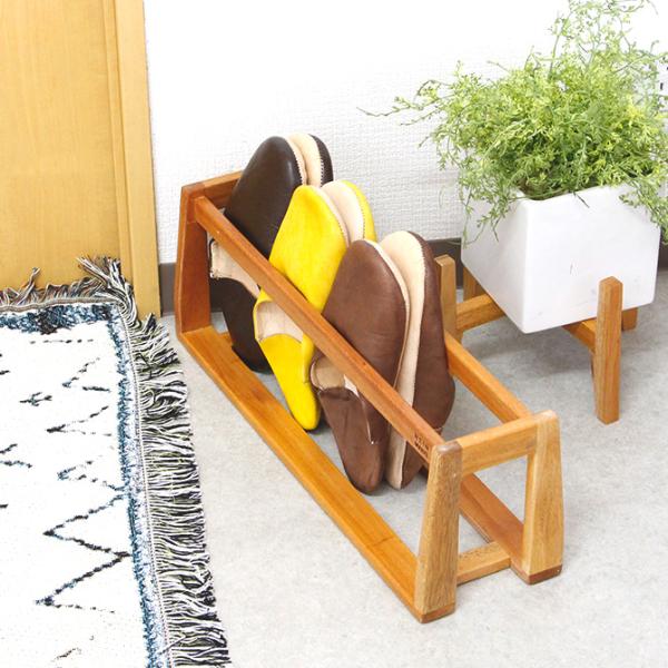 Creer マホガニー スリッパラック NEIN MARKE/ナインマーケ 天然木