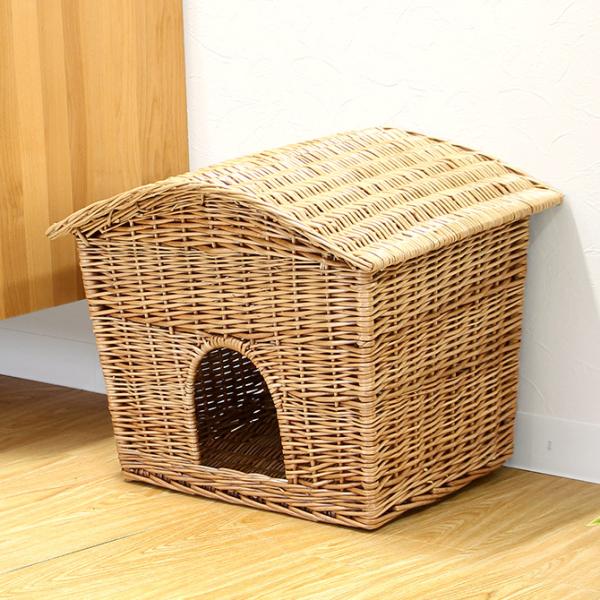おうち型のかわいいペットバスケット ハウス型 かご カゴ 籠 バスケット Box おしゃれ ペットハウス Buyee Buyee Japanese Proxy Service Buy From Japan Bot Online