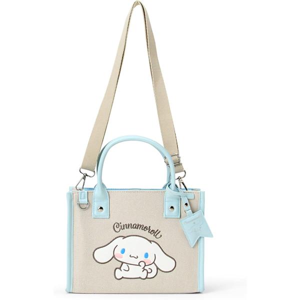 サンリオ SANRIO チャーム付きスクエア2WAYバッグ シナモロール シナモン 011169 ショルダーバッグ ミニトートバッグ 手提げバッグ