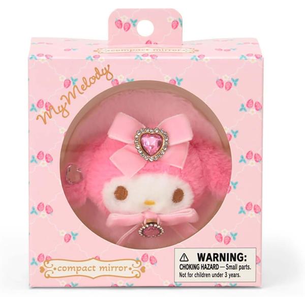 サンリオ SANRIO マスコット付きダブルミラー 鏡 マイメロディ