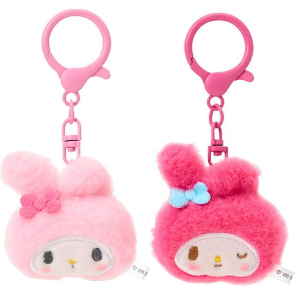 サンリオ SANRIO ミニマスコットキーホルダー2個セット お揃いニコにこ マイメロディ マイメロちゃん 660566