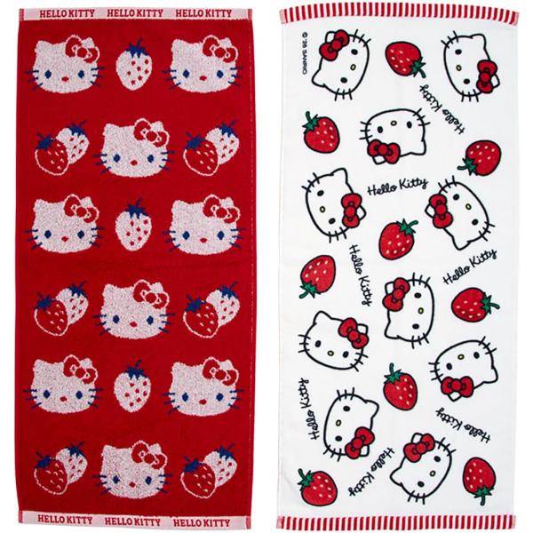 サンリオ SANRIO フェイスタオル2枚セット ハローキティ キティちゃん
