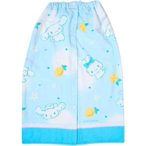 サンリオ SANRIO  ラップタオル80cm 80センチ シナモロール シナモン キッズ 子供用 プール用品 水泳 巻きタオル お着替えタオル 742406