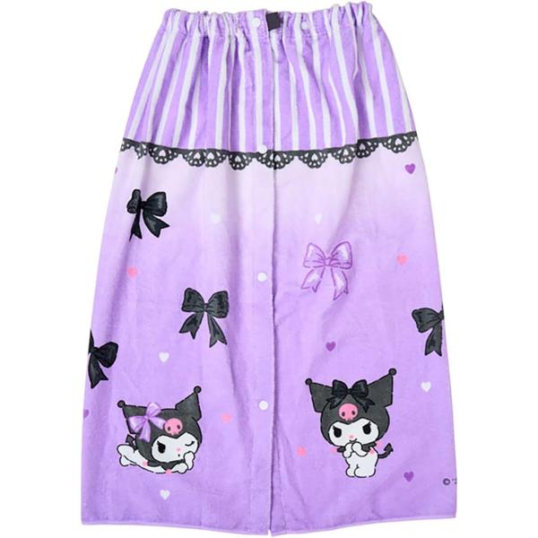 サンリオ SANRIO  ラップタオル80cm 80センチ クロミ クロミちゃん キッズ 子供用 プール用品 水泳 巻きタオル お着替えタオル 742422