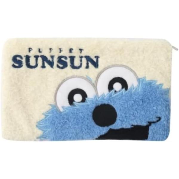 パペットスンスン PUPPET SUNSUN もこもこフラットポーチ ペンケース