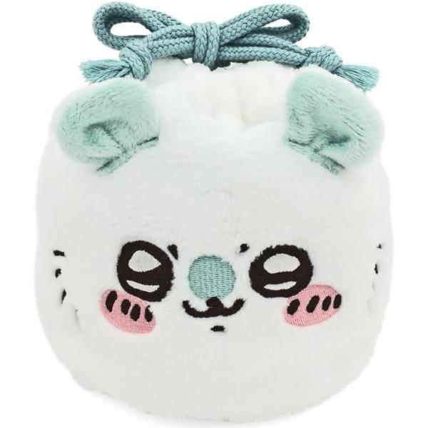 ※ポスト投函でのお届けとなります。※追跡番号付きメール便で発送致します。土日・祝日もお届け致します！ふわふわ素材のフェイス巾着にモモンガが仲間入り♪マチ付きなので小物の持ち運びにも便利です☆サイズ：約H160×W160×D10mm重さ：約50g