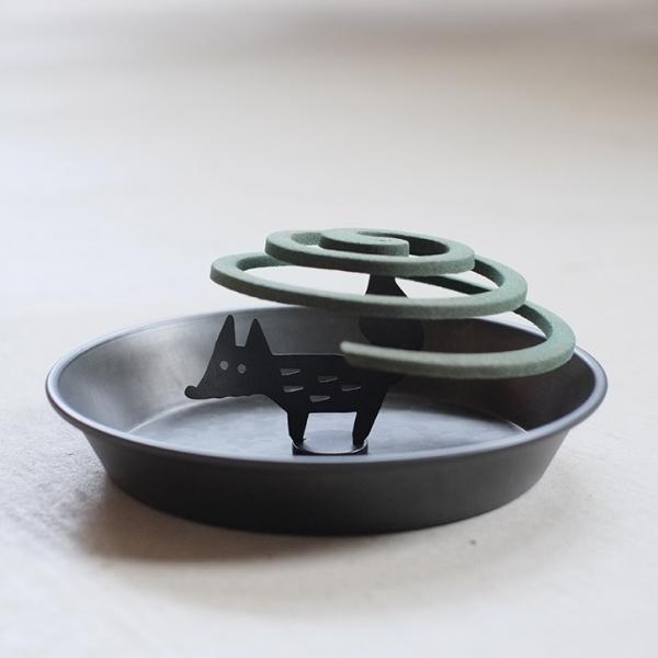 Decole デコレ 蚊取り線香スタンド ネコ トリ Br 蚊遣り 蚊取り器