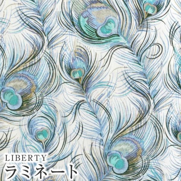 LIBERTYリバティプリント 国産つや消しラミネート＜Florentine's Journey＞(フロレンティーンズジャーニー)【サックス】MATLAMI3632243-22A