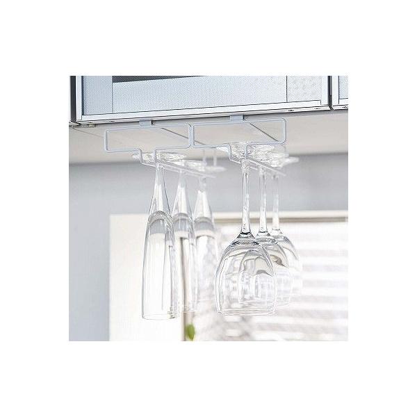 他サイト： 戸棚下ワイングラスハンガー タワー ホワイト ブラック TOWER 2464 2465  ワイングラスホルダー ワイングラスラック グラス掛け シャンパングラス ワイングラスの商品画像