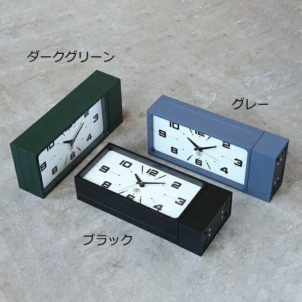 ダルトン ダブルフェイス クロック レクタングル DULTON H21