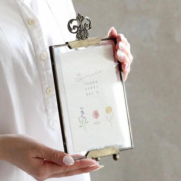 フォトフレーム LUXE イーゼルフォトフレーム レクト 縦置き DRDS2380