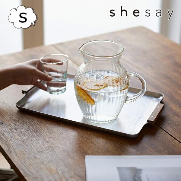 soso 木全さん　アルミトレイ アルミトレー Sサイズ ノスタルジックな木の持ち手 32×22.5cm shesay