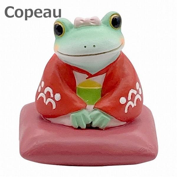 Copeau コポー 縁起物 お多福コポミ お正月 ガーデン装飾 73718 コポミ