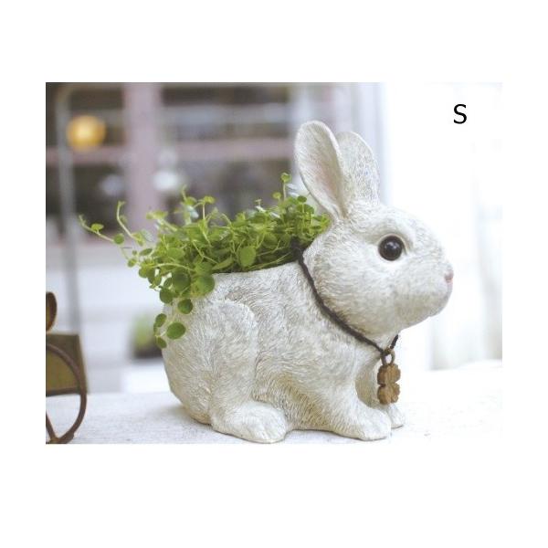 ラビッツファームプランター S うさぎ ウサギ ラビット Rabbit 動物 アニマル 底穴あり プランター 鉢 植木鉢 ポット ガーデニング雑貨 アンティーク 鉢カバー Zx Kh yahoo メルシープレゼント 雑貨屋 通販 Yahoo ショッピング