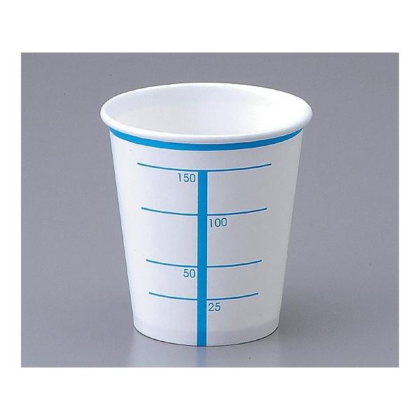 ●満杯容量（mL）：211●入数：1箱（100個入）●材質：耐酸紙（内側ラミネート加工）●目盛表示（外側）：最大150mL●サイズ：（上径）φ72.6×（下径）φ51.4×（高さ）80.5mm●目盛付：25・50・100・150mL●内目盛...