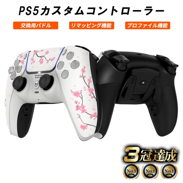 PlayStation FusionX / Pro PS5用 互換 カスタムコントローラー PC 