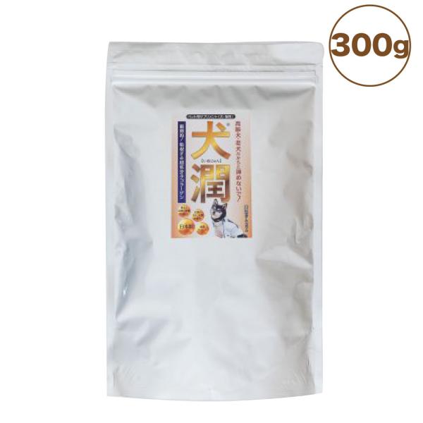 【内容量】300g高齢犬・老犬だからといって諦めないで！ペットの毎日を楽しく、健やかに応援するサプリメント「犬潤」。「犬潤」はコラーゲンの最小単位「トリペプチド」が主成分。超低分子コラーゲンだから吸収されるスピード・浸透力が断然違います。厳...