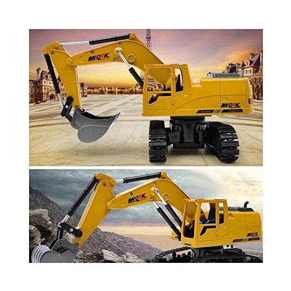 多機能 建設車両 ショベルカー ショベル Rcブルドーザー 子供のおもちゃの車 掘削機ラジオコントロール 大きいサイズ イエロー Konawe Bawaslu Go Id