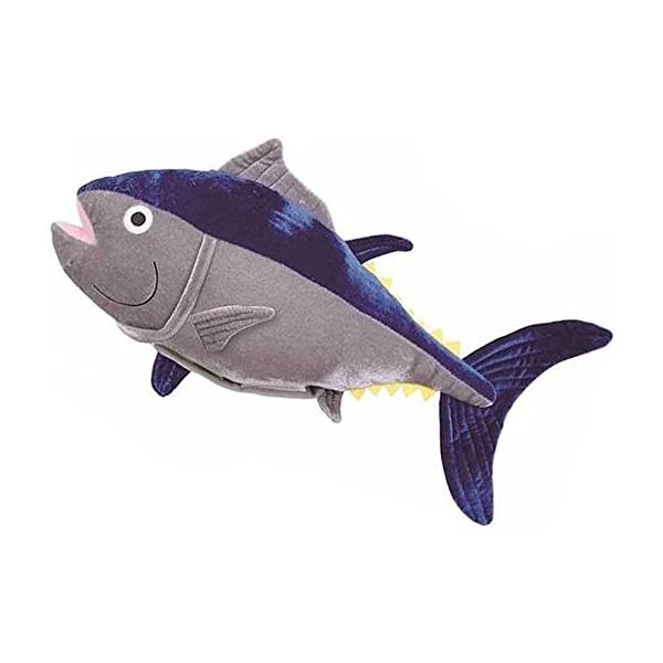 まるで生きているように跳ね回るマグロをつかまえて！ワンちゃんと楽しく遊べる大迫力のおもちゃです。単4アルカリ電池4本（別売り）使用サイズW44xD12xH25cmMATERIALポリエステル100％☆鳴り笛入り