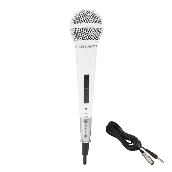 他サイト： KC ダイナミックマイク CM2000 ホワイト ON/OFFスイッチ付き【会議/カラオケ/司会/余興などに！】の商品画像