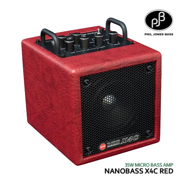他サイト： PHIL JONES BASS ベースアンプ NANOBASS X4C RED ナノベース PJBの商品画像