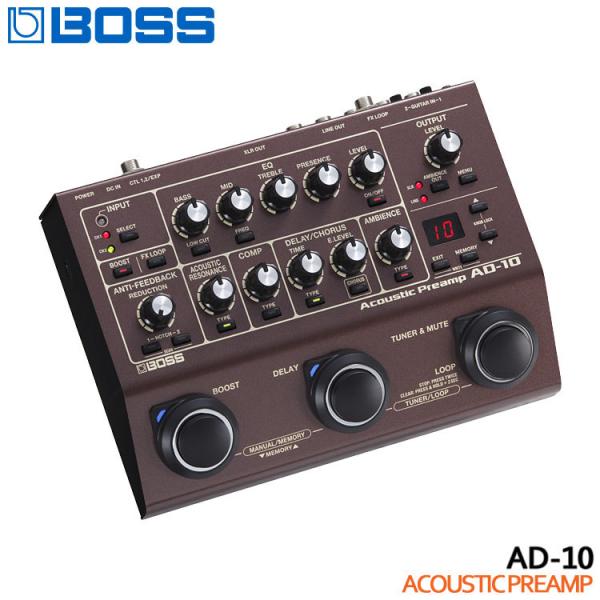 他サイト： BOSS アコースティックプリアンプ AD-10 ボスエフェクターの商品画像