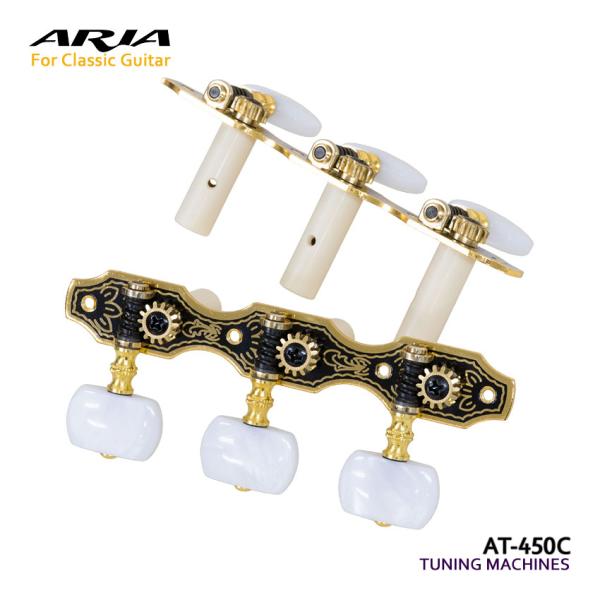 Aria ギターペグ クラシックギター用 At450c ゴールド アリア At 450c 楽器のことならメリーネット 通販 Yahoo ショッピング